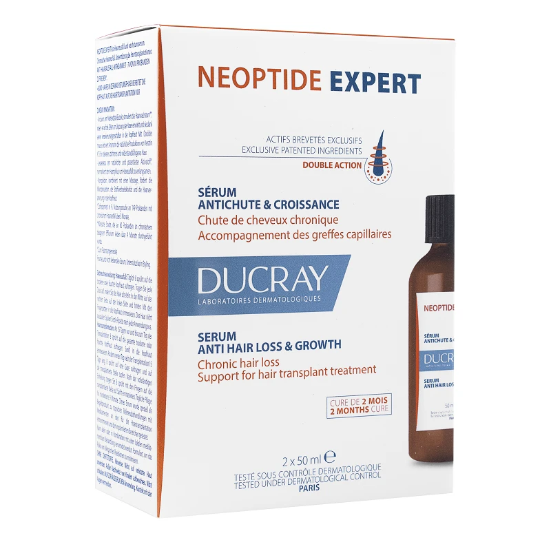 Ducray (Pierre Fabre It. Spa) DUCRAY NEOPTIDE EXPERT SIERO ANTICADUTA 2 PEZZI DA 50 ML